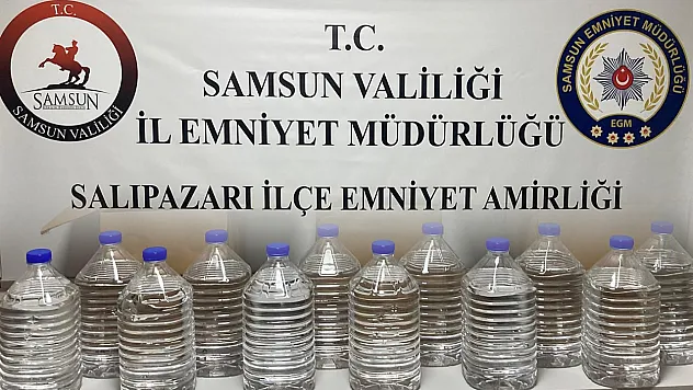 Salıpazarı'nda 'Kaçak içki' baskını!
