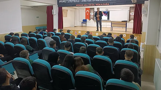 Salıpazarı'nda öğrencilere iş sağlığı ve güvenliği eğitimi