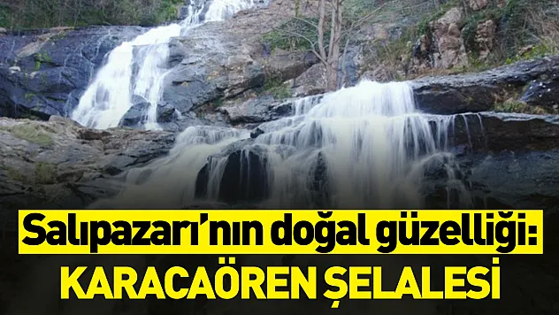 Salıpazarı'nın doğal güzelliği: Karacaören Şelalesi
