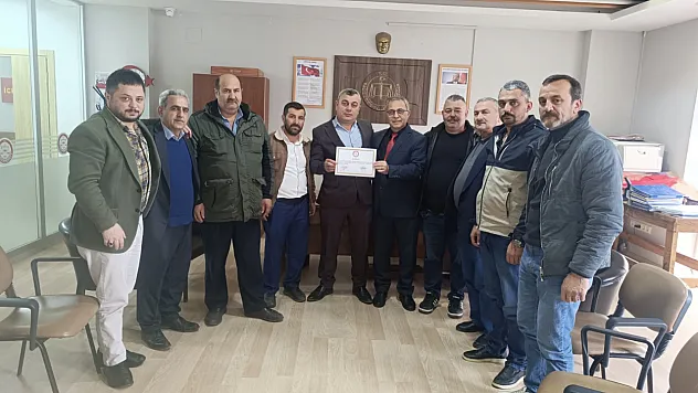 Salıpazarı Şoförler Odası'nda mazbata töreni