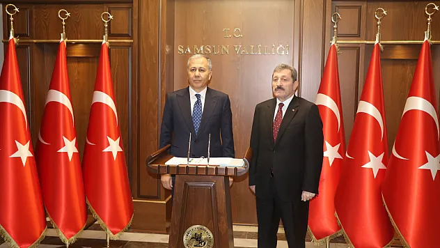 İçişleri Bakanı Yerlikaya, Samsun'da ziyaretlerde bulundu