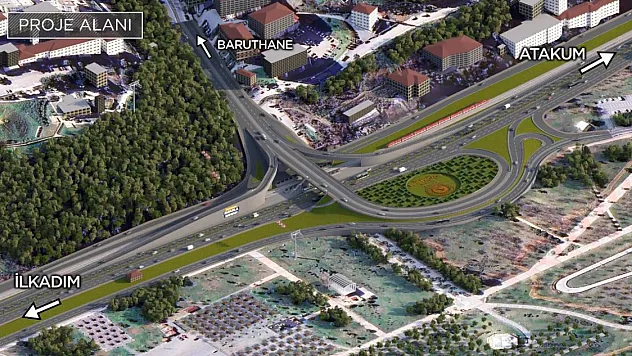 Samsun'a Dev Ulaşım Projesi! Kenan Şara Köprülü Kavşağı Yenileniyor