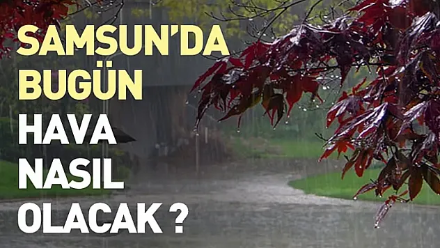 Samsun'a fırtına geliyor! Samsun hava durumu