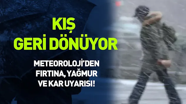 Samsun'a kış geri dönüyor: Fırtına, yağmur ve kar uyarısı!