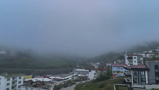 Samsun'a sis çöktü! Göz gözü görmüyor!