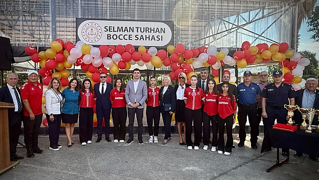 Samsun Alaçam'da Selman Turhan Bocce Sahası törenle açıldı