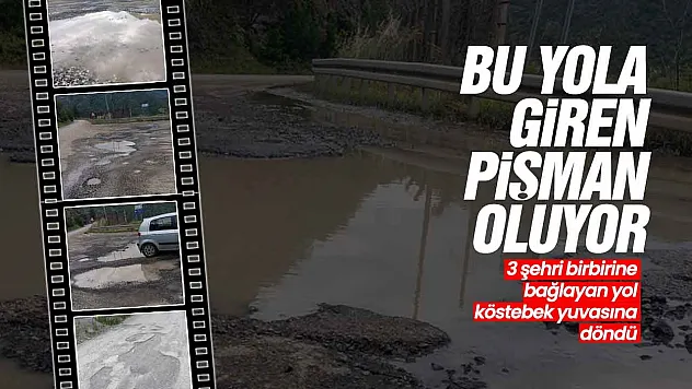 Samsun Ayvacık'ta yol çilesi