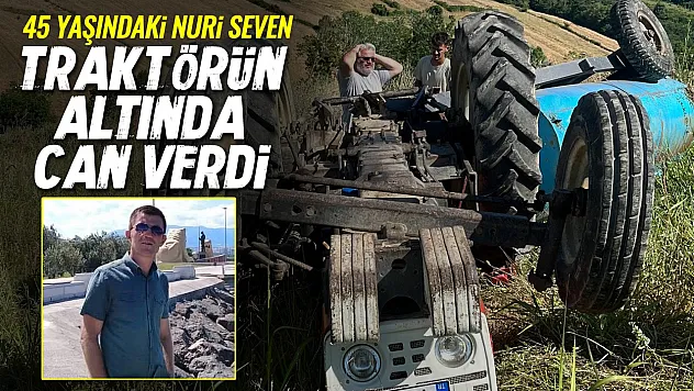 Samsun Bafra'da feci kaza: Tarlada traktörün altında kaldı