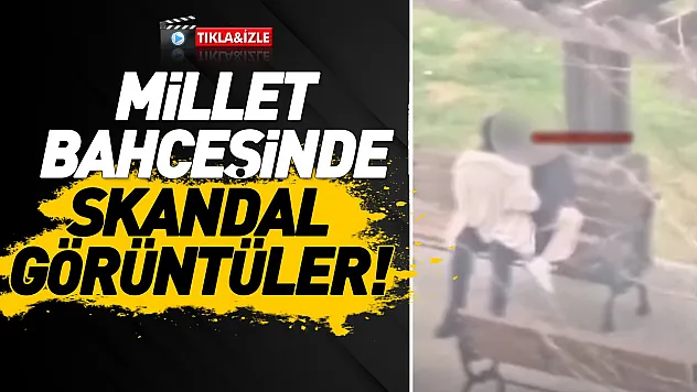 Samsun Canik İlçesi Millet Bahçesi'nde tepki çeken görüntüler