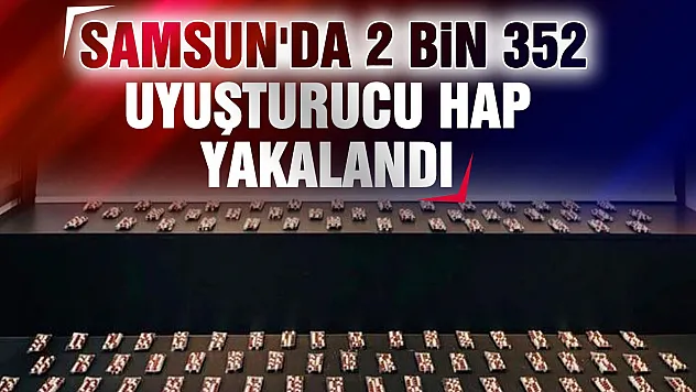 Samsun Canik'te uyuşturucu operasyonu ve 3 gözaltı