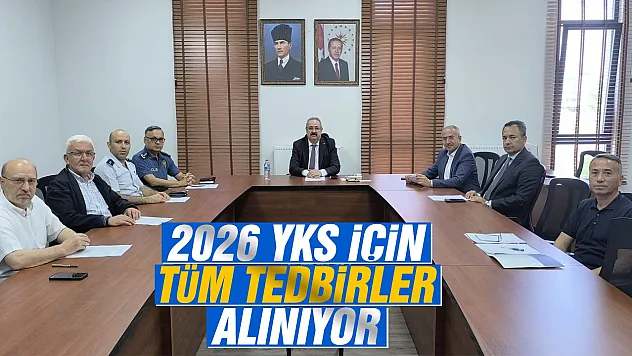 Samsun Çarşamba'da Kaymakam Sağlam başkanlığında YKS zirvesi