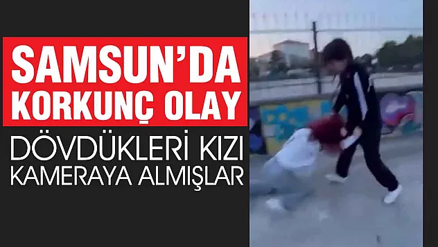 Samsun Çarşamba'da okul bahçesinde akran zorbalığı