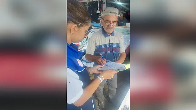 Samsun Çarşamba'da su ürünleri denetimi