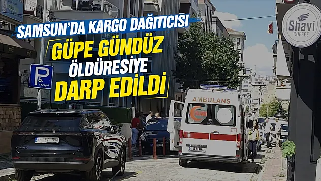 Samsun'da 1 kişi sokak ortasında darp edildi