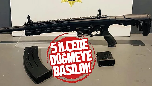 Samsun'da 5 ilçede uyuşturucu operasyonu: 12 kişi yakalandı