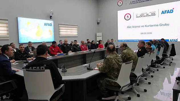Samsun'da Afetlere karşı kurumlar aynı masada