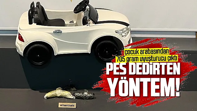 Samsun'da akülü çocuk arabasının tekerleğine gizlenmiş uyuşturucu ele geçirildi