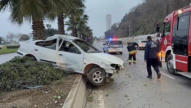 Samsun'da Alkolden işlem yapılan sürücü 4 kişiyi yaraladı