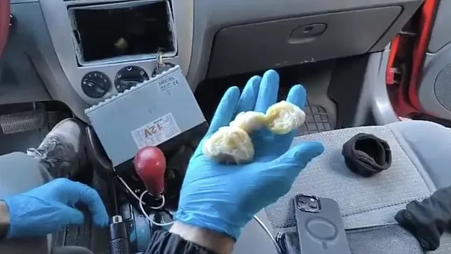 Samsun'da araçta gizlenmiş uyuşturucuya baskın
