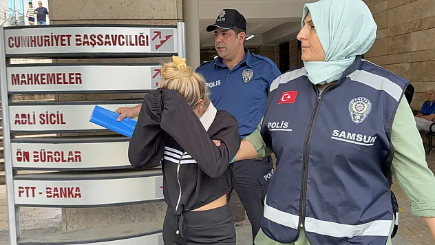 Samsun'da AVM'de seri kıyafet hırsızlığı yapan anne cezaevine gönderildi