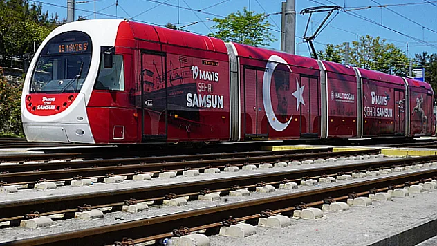 Samsun'da bayram boyunca tramvay ve otobüsler ücretsiz