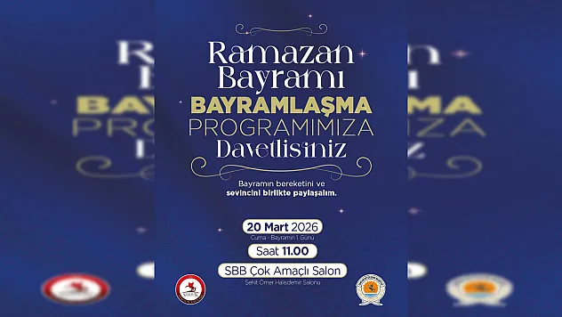 Samsun'da bayramlaşma programına davet