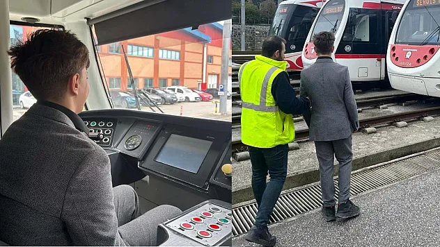 Samsun'da bir çocuğun hayali gerçek oldu : Hayali raylara taşındı