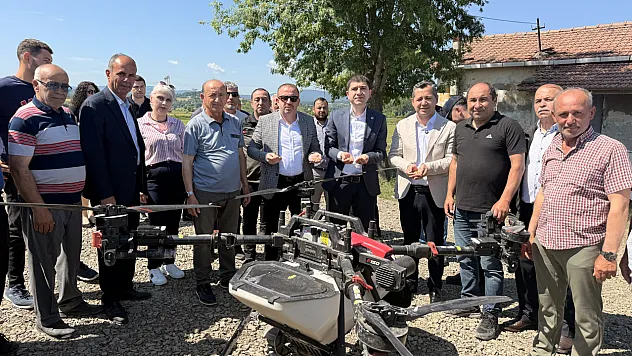 Samsun'da çeltik ekiminde dron dönemi: 25 bin tonluk hasat hedefi