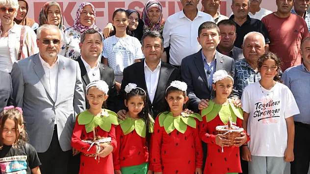 Samsun'da Çilek Festivali Coşkusu: 350 Bin Fide Üreticiyle Buluştu