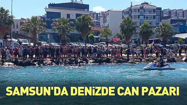 Samsun'da denizde can pazarı: 45 yaşındaki adamın durumu ağır