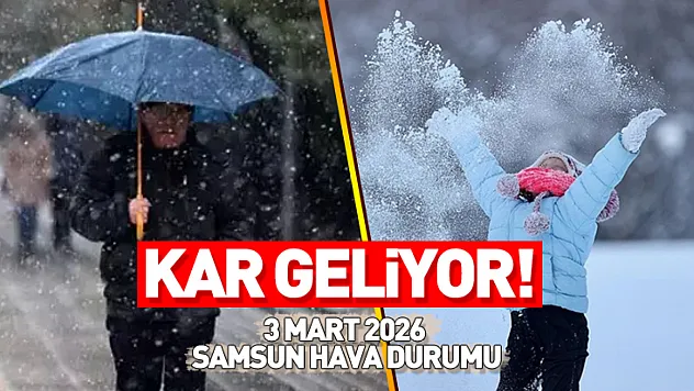 Samsun'da Dondurucu Mesai! 'Kar' Geliyor: Sıcaklıklar -10 Dereceye Çakılacak!