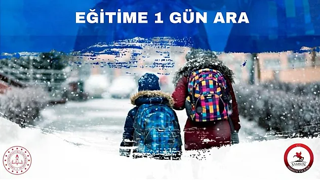 Samsun'da Eğitime kar engeli