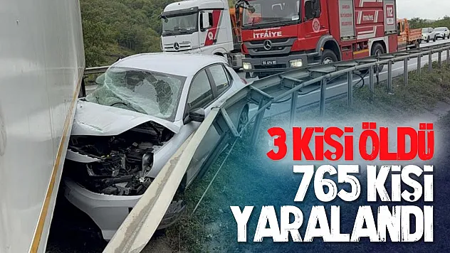 Samsun'da eylül ayı kaza bilançosu açıklandı bin 163 kazada 3 kişi öldü