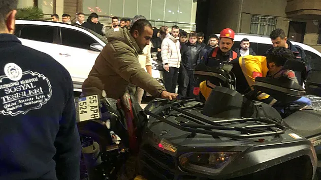 Samsun'da feci çarpışma! Motosiklet ile ATV kafa kafaya: 4 yaralı