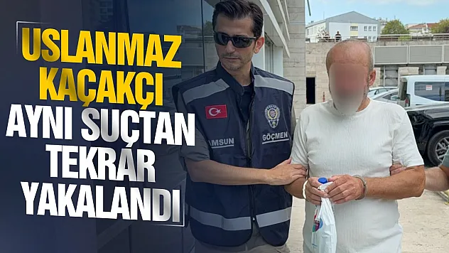 Samsun'da Göçmen kaçakçısı yakalandı
