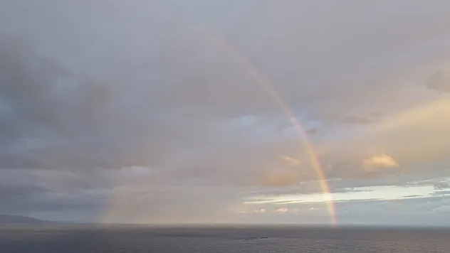 Samsun'da gökkuşağı oluştu