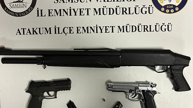 Samsun'da havaya ateş açan şüpheli gözaltına alındı