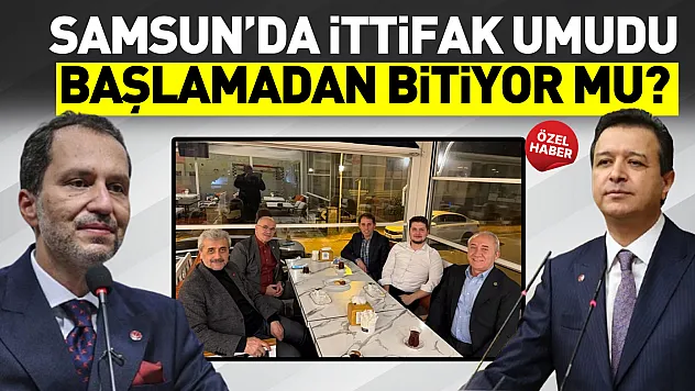 Samsun'da İttifak Fotoğrafı Genel başkanların söylemlerine takıldı
