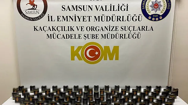 Samsun'da Kaçak Tütün Operasyonu