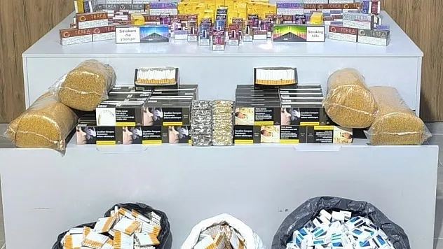 Samsun'da kaçak tütün operasyonu: Binlerce makaron ele geçirildi