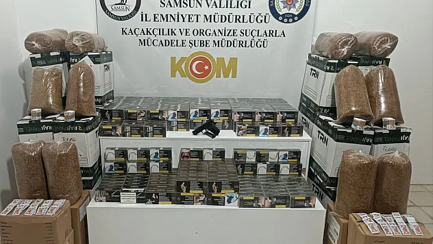 Samsun'da Kaçakçılık Operasyonu