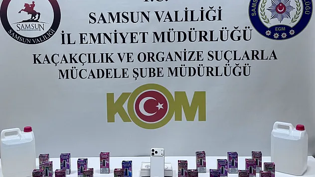 Samsun'da kaçakçılık operasyonu!3 zanlı yakalandı