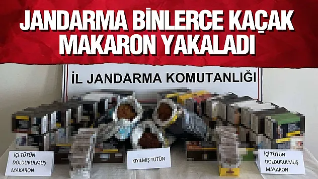 Samsun'da kaçakçılık operasyonu: 8 bin 720 adet makaron ele geçirildi