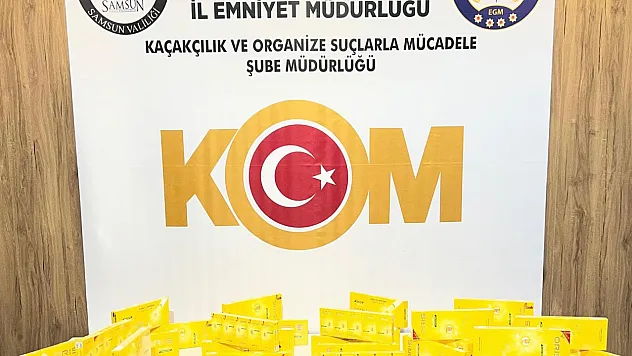 Samsun'da kaçakçılık operasyonu: 400 paket kaçak sigara ele geçirildi