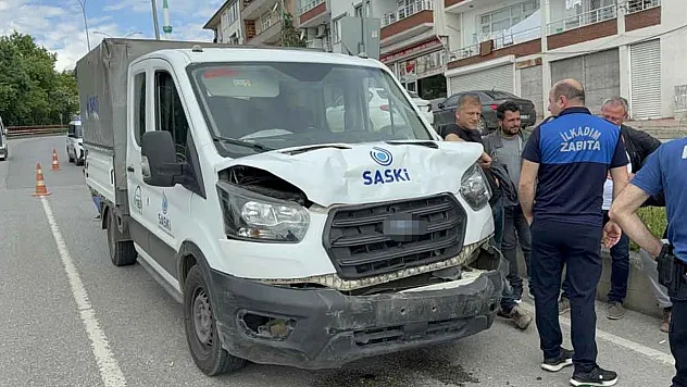 Samsun'da Kamyonet otomobile çarptı: 1 yaralı