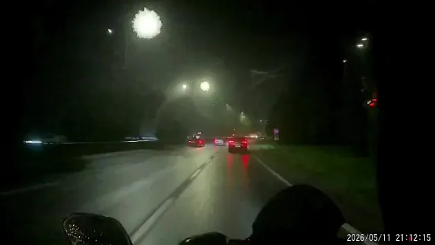 Samsun'da karayolunda ışıklar ritim tuttu