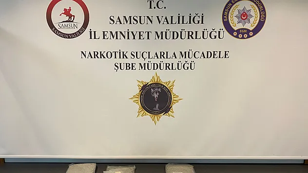 Samsun'da kiloyla skunk ele geçirildi