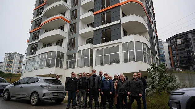 Samsun'da konut krizinde 80 aile mağdur! Müteahhit ve kooperatif uyuşmazlığı isyan ettirdi