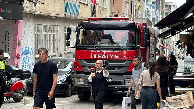 Samsun'da korkutan kafe yangını