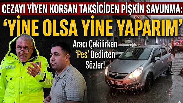 Samsun'da korsan taksicilere 100 Bin TL Ceza